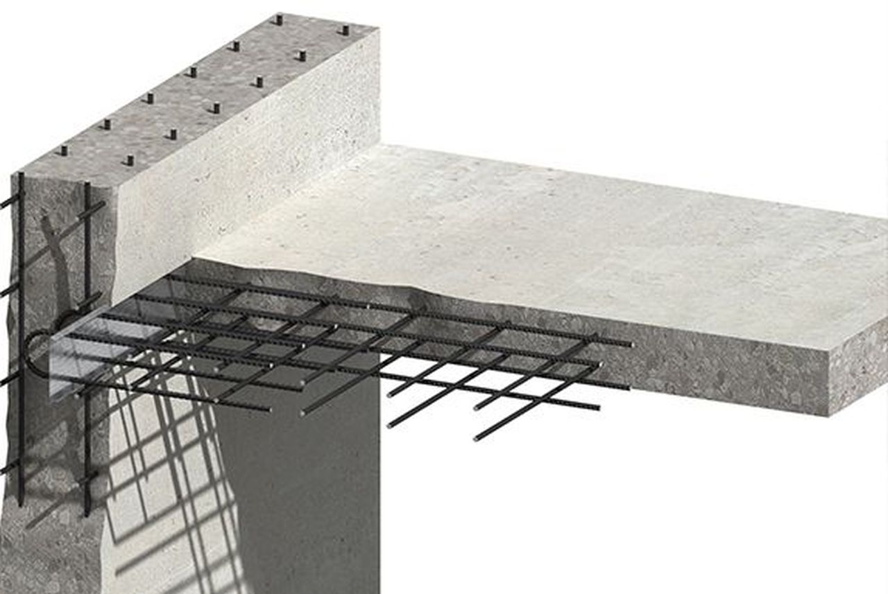constructia unui perete de beton