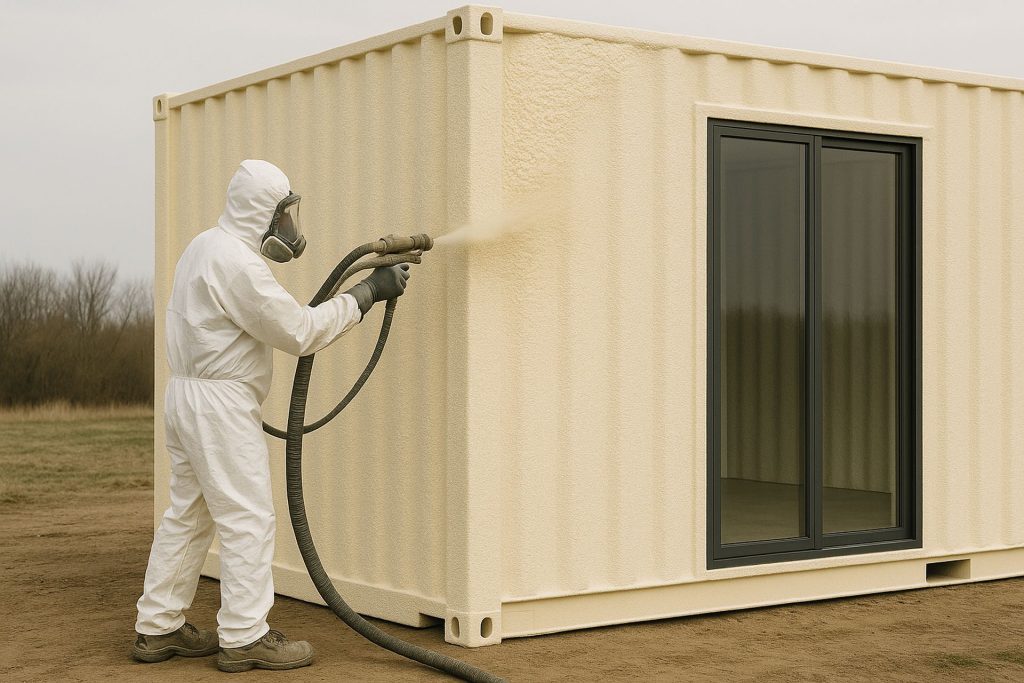 Izolare containere modulare