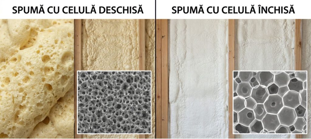 inchisa vs deschisa spuma 